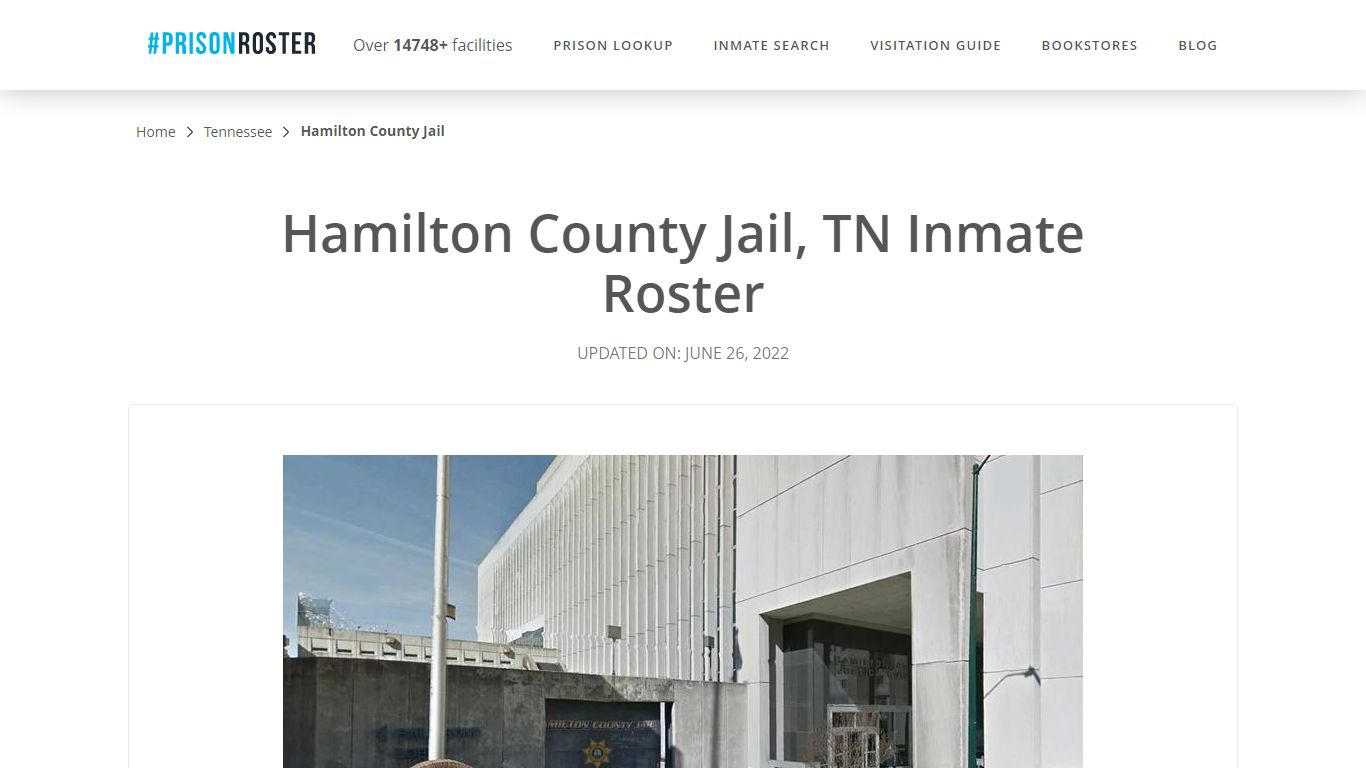 Hamilton County Jail, TN Inmate Roster - Inmate Locator
